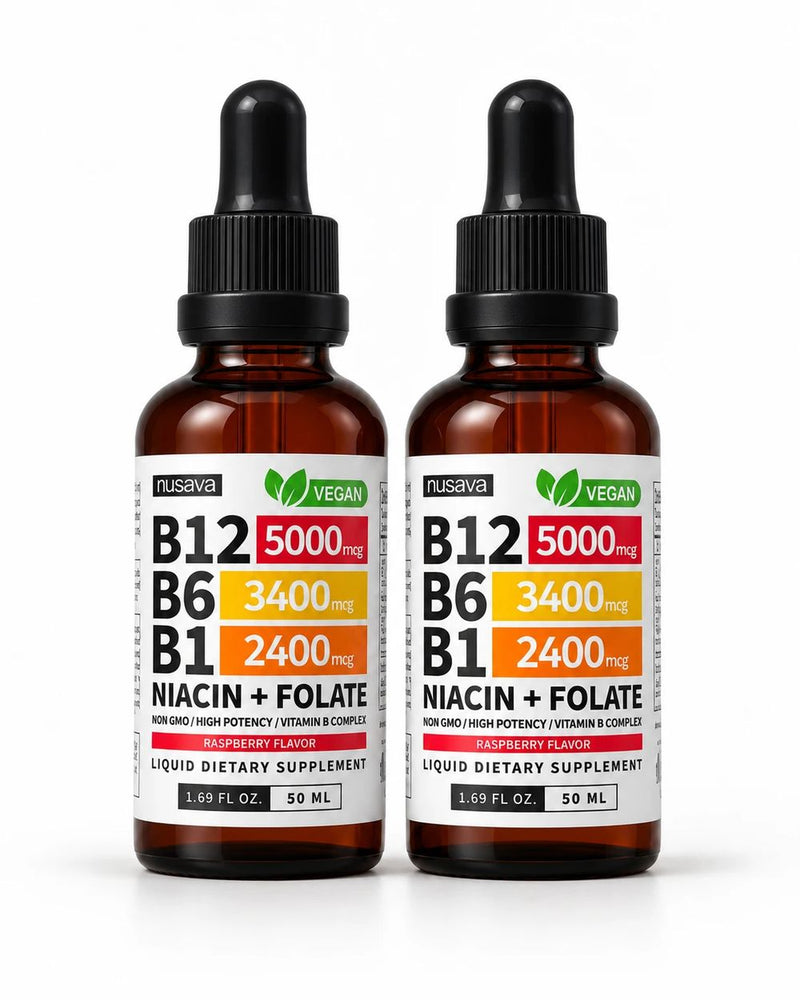 Pack x2 frascos Nusava B12